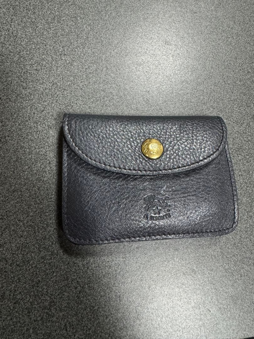 本革 ブラック ケース 二つ折り