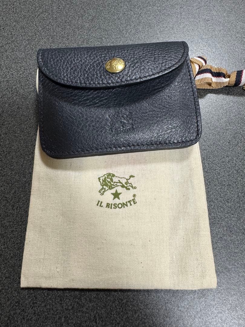 本革 ブラック ケース 二つ折り