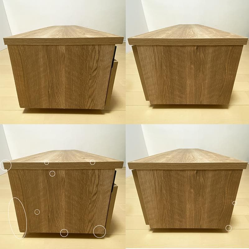 ロウヤ テレビ台 幅180 シャビーナチュラル 木製 65インチにぴったり