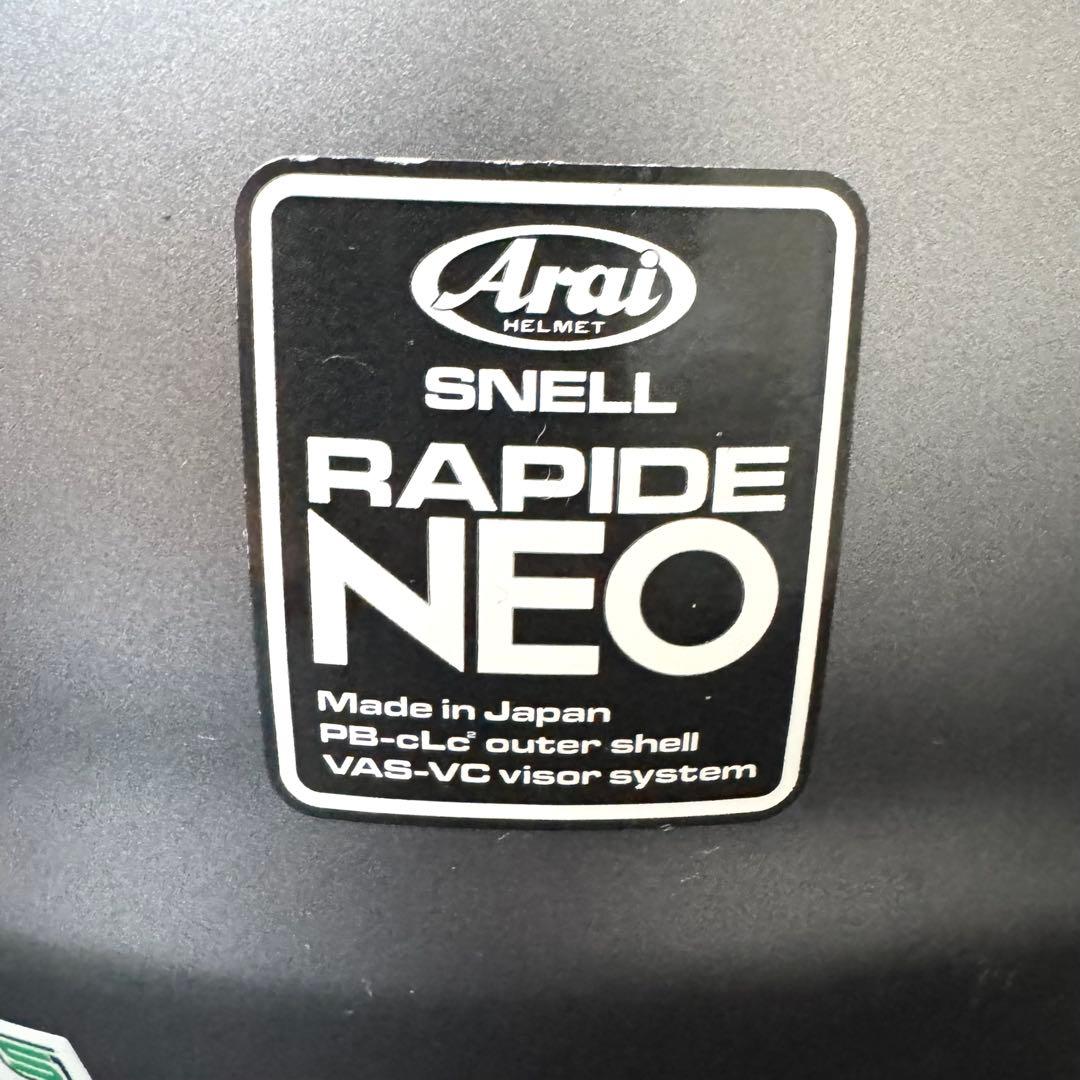 Arai RAPIDE NEO ヘルメット マットグレー 59-60cm