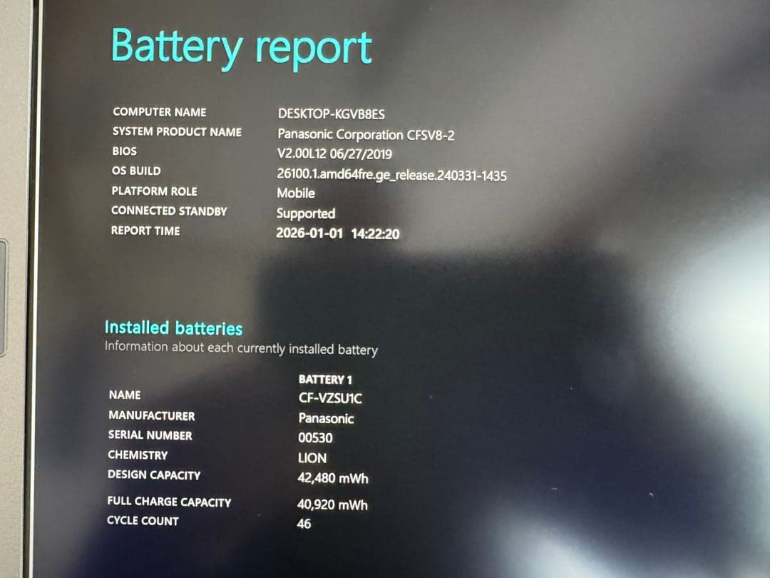 Let's note CF-SV8 RDAVS DVD•Office 新品SSD