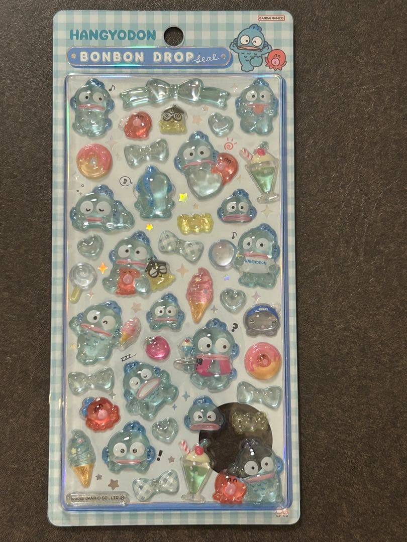 【正規品】サンリオボンボンドロップシール第2弾8枚セット