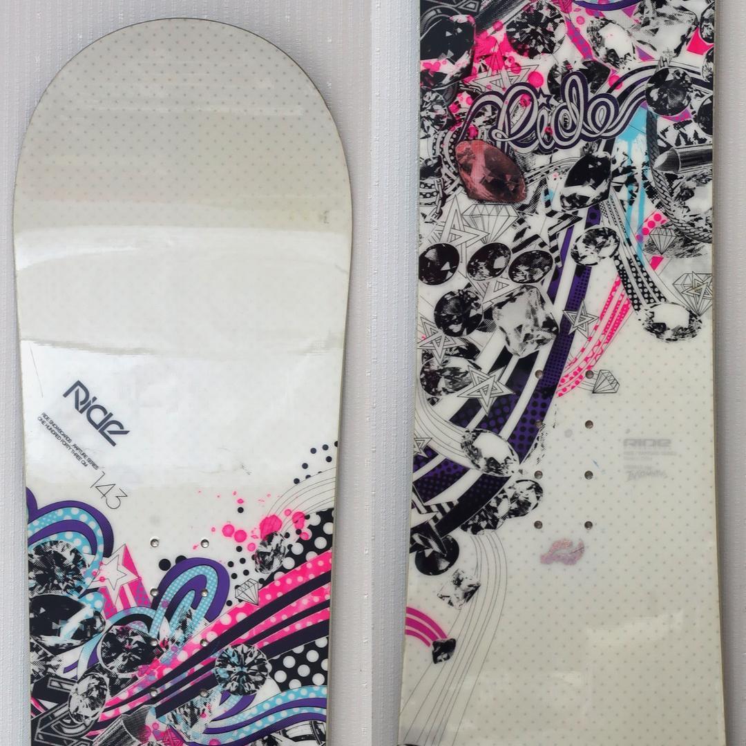 板美品 RIDE 143cm RAPTURE スノボ セット バインディング