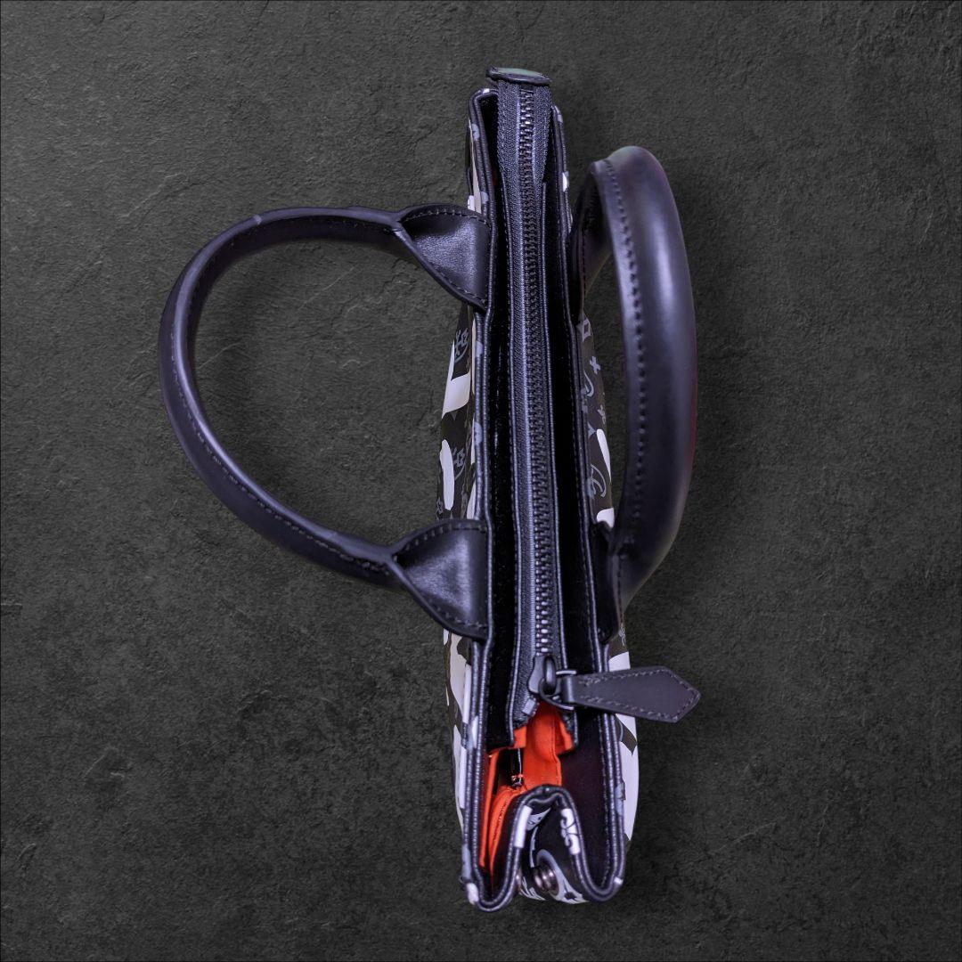 未使用級 カステルバジャック ヤリス ハンドバッグ ミニ レザー ブラック