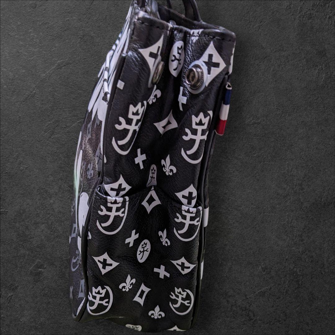 未使用級 カステルバジャック ヤリス ハンドバッグ ミニ レザー ブラック