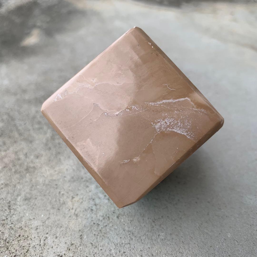 カリビアンブルーカルサイト　キューブ　スクエア　天然石　ヒーリングストーン