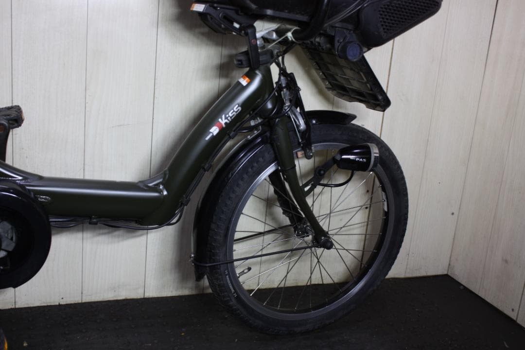 ヤマハPAS Kiss mini XOT5-0008 20型8.7AH 無光沢緑