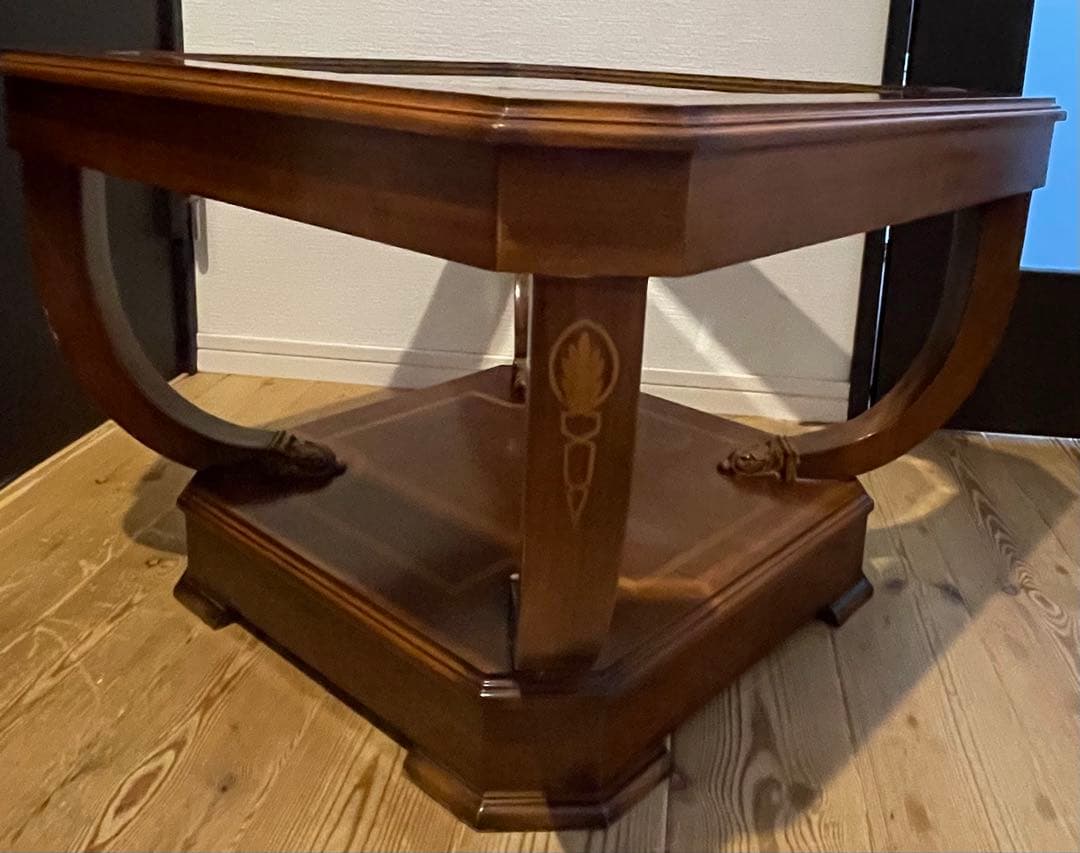 アジアン家具　象嵌　エスニック　ローテーブル　ちゃぶ台　ダイニング