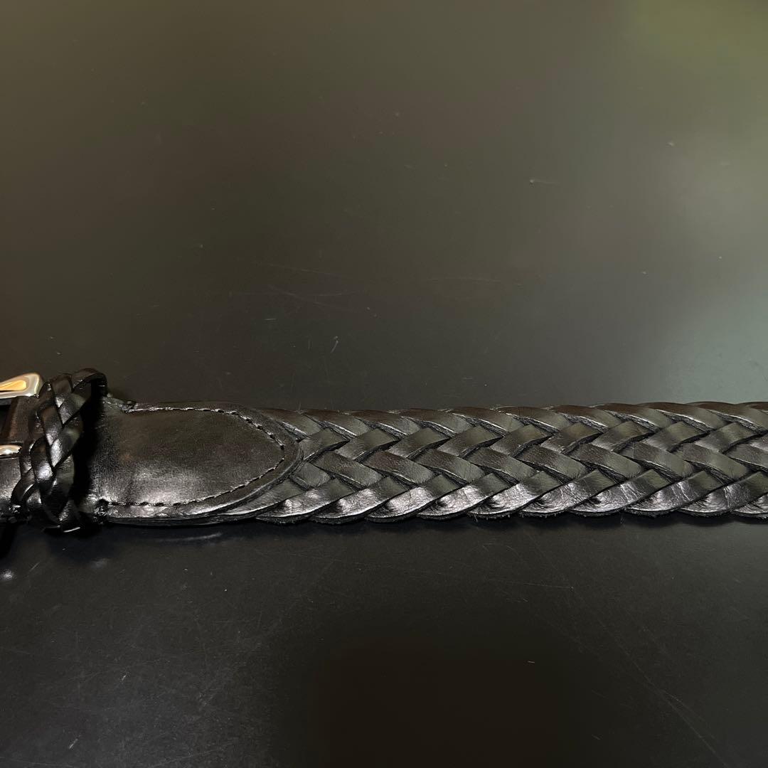 m*u様 J&M davidsonメッシュベルト ブラック 34 85