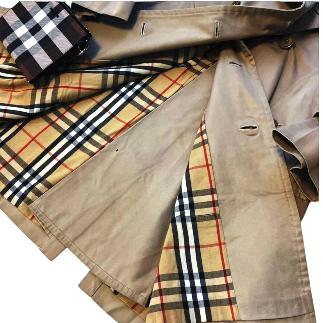 BURBERRYバーバリーノバチェック トレンチコート ダブルブレスト ベージュ