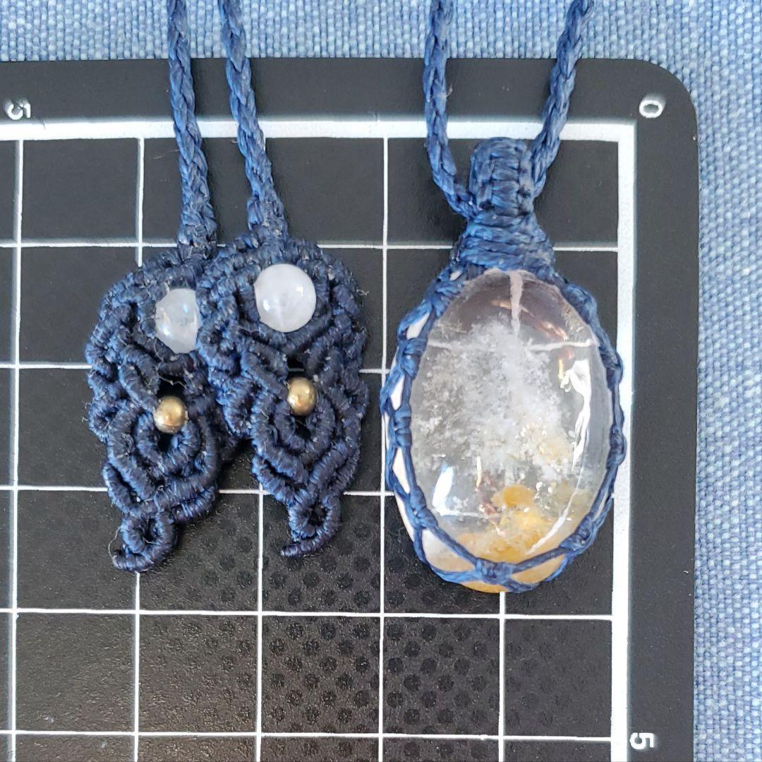 えだまめ様　マクラメネックレス　2点おまとめです