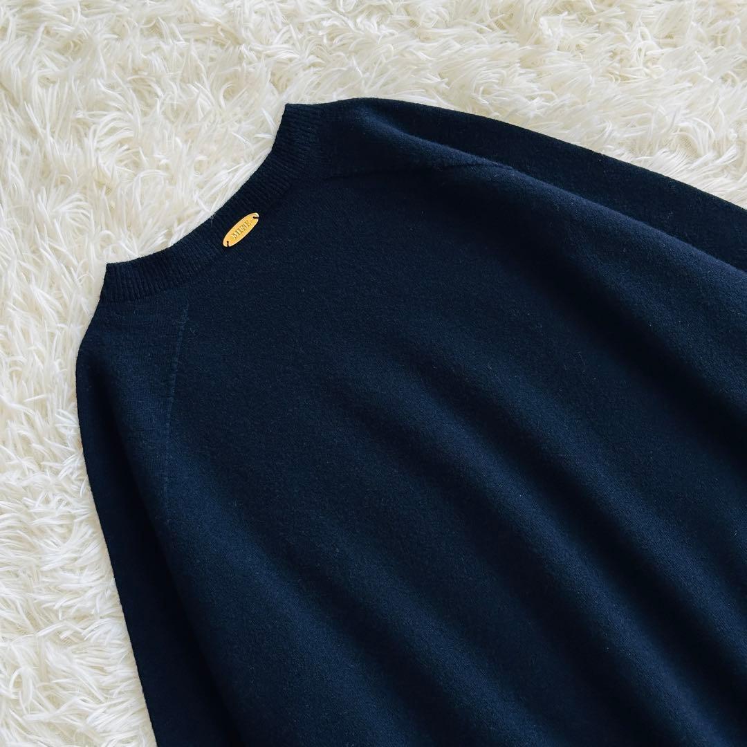 【ほぼ未使用✨】ドゥーズィエムクラス　CAPRIクルーネック ニット ネイビー