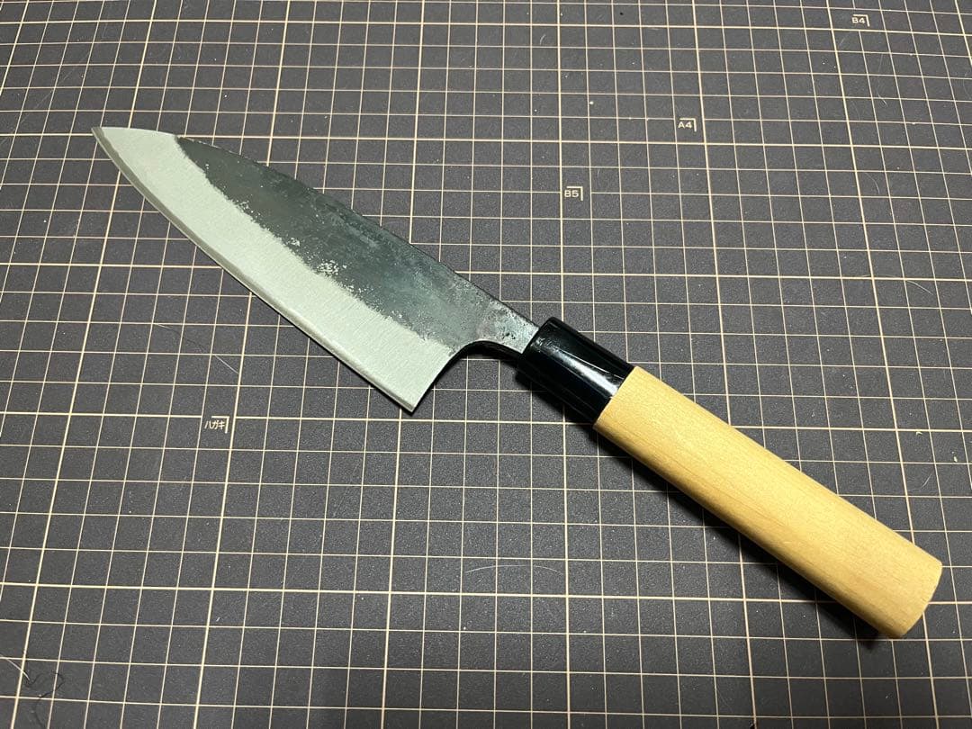 G.サカイ 円空シリーズ 望泉作 三徳包丁 黒打ち 青紙二 安来鋼 包丁