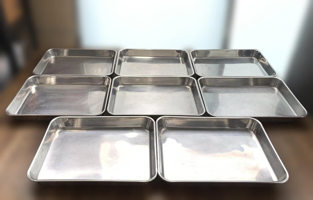 ステンレス 浅型角バット 8枚取×5点・10枚取×8点 計13点 業務用