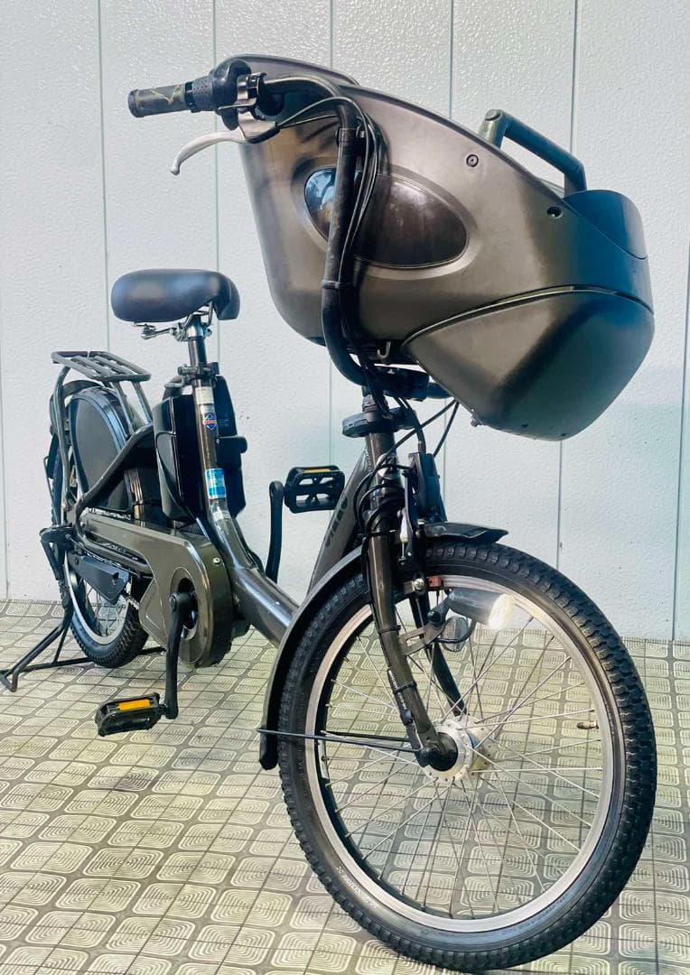【BRIDGESTONE】20インチ子供乗せ電動アシスト自転車bikke3015