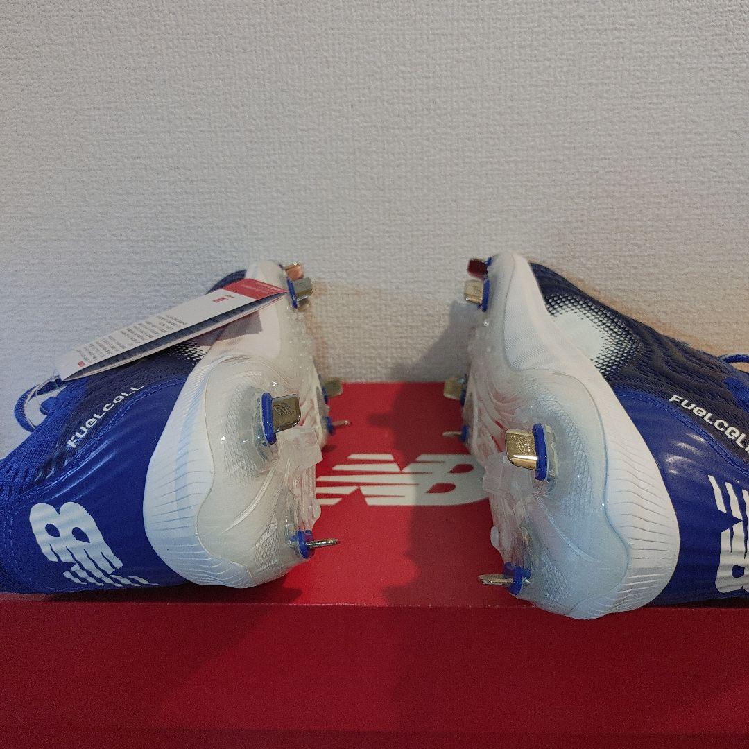 ニューバランス　野球　スパイク　24.0センチ 金具　ブルー