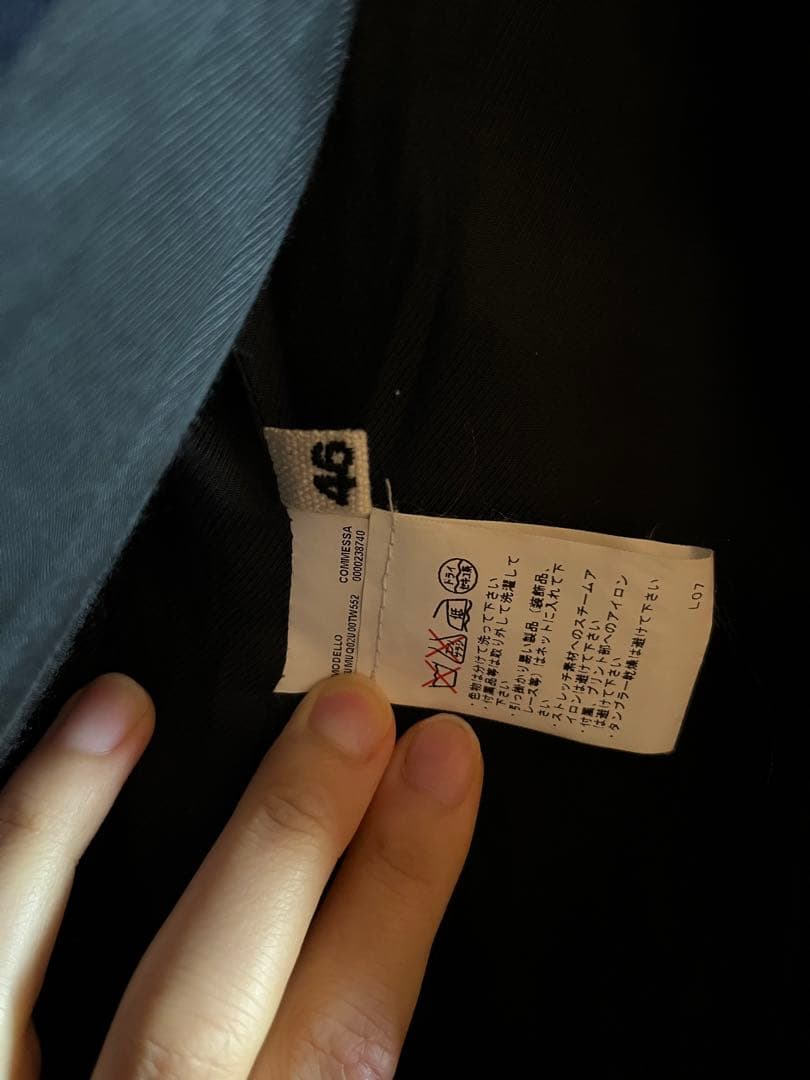 MARNI ステンカラーコート　ネイビー