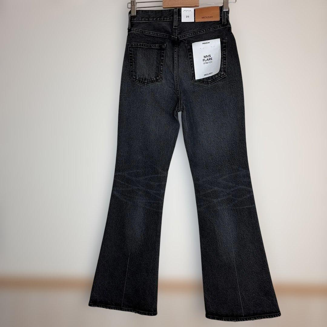 パンツ MOUSSY MVS BLACK FLARE