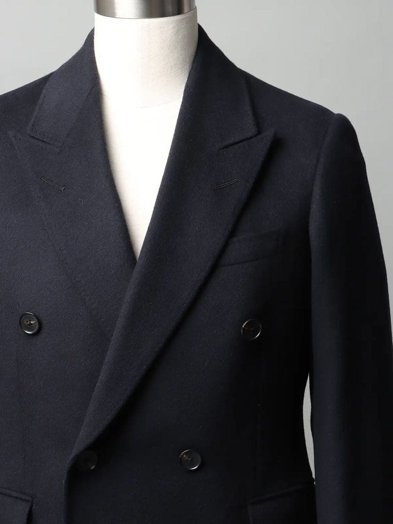 SS】ユニバーサルランゲージ／FUMIYA HIRANO／ダブルチェスターコート