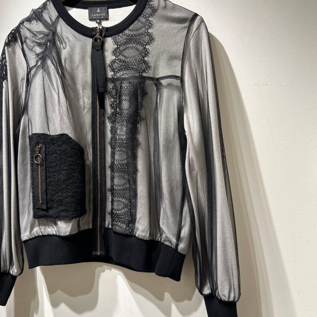 LANVIN collection ジップアップ ジャケット L 春　極美品