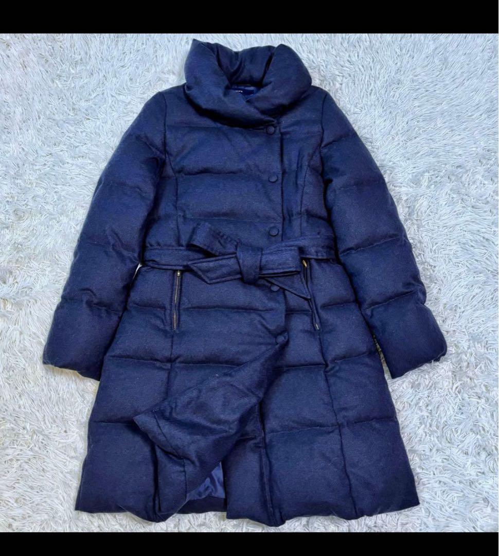 ships ダウンコート　シルク　カシミヤ