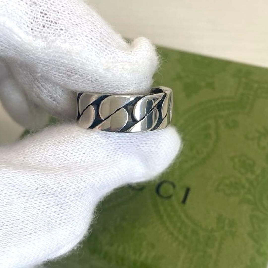 【正規品⭕️】高品質　グッチ リング インターロッキングG 14号 指輪 大人気✨