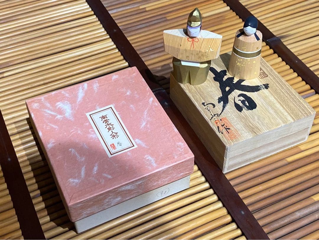 一刀彫 南雲 雛人形 ミニ雛人形 春 ひな祭り 置物 インテリア