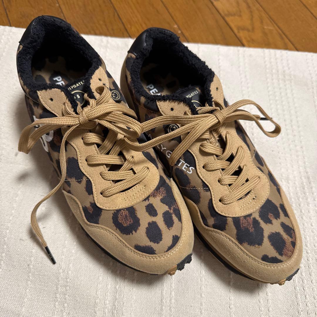 PEARLY GATES ヒョウ柄ゴルフシューズ