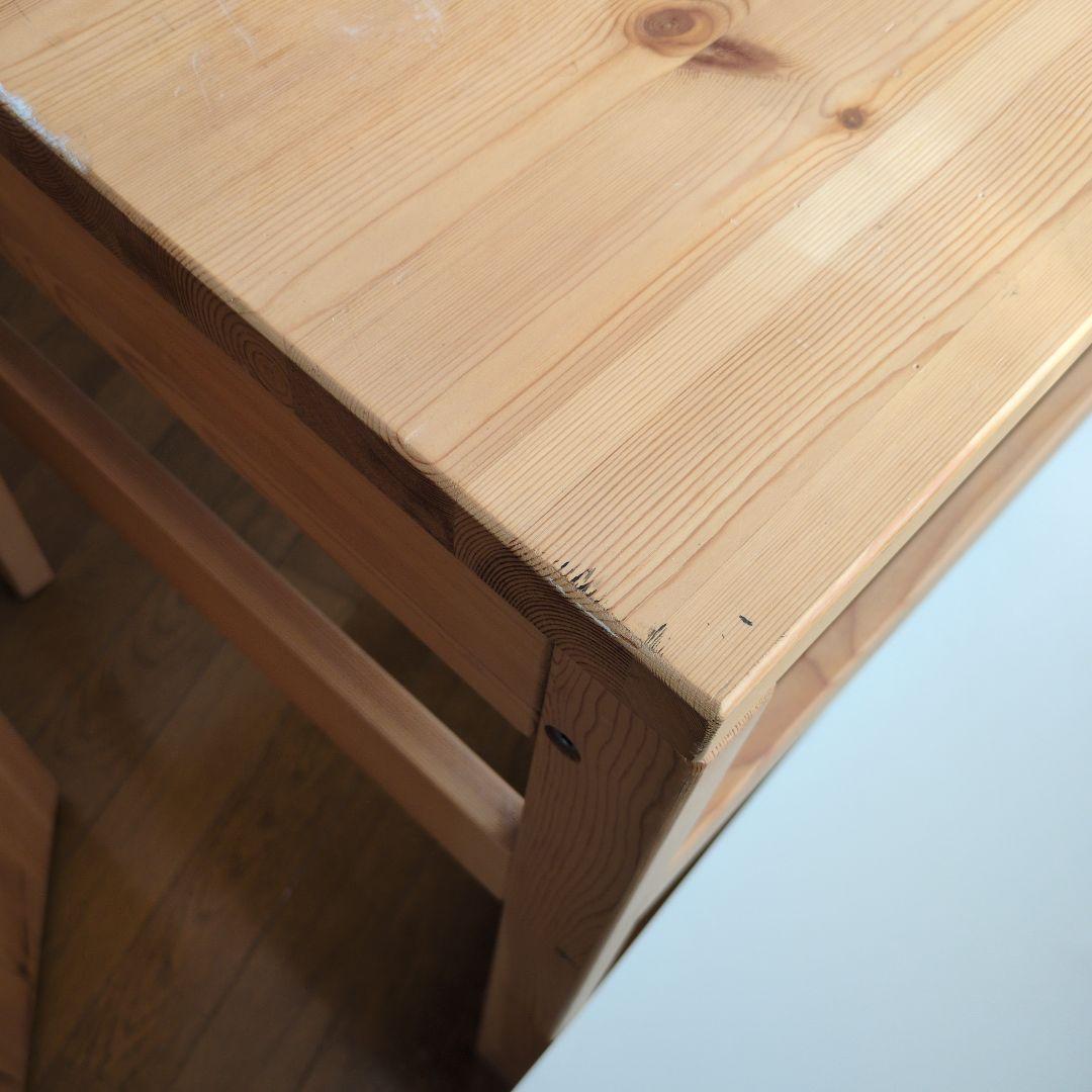 【たのメル便送料込】無印良品 パイン材デスク デスクワゴンセット 学習机