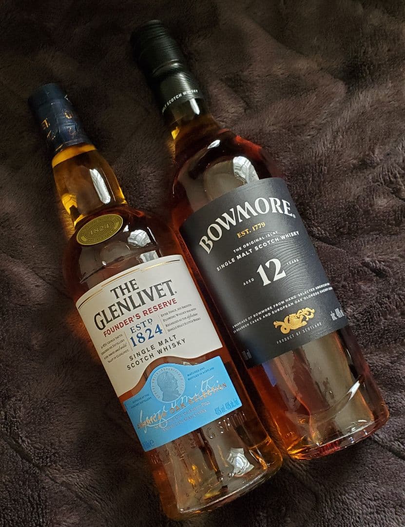 グレンリベットファウンダーズリザーブ / ボウモア12年