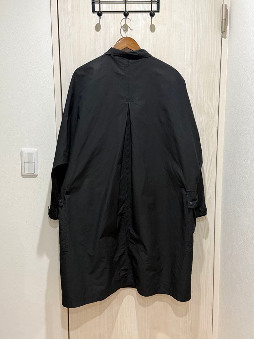 PORTER CLASSIC ステンカラーコート ブラック 人気サイズ 3‼️