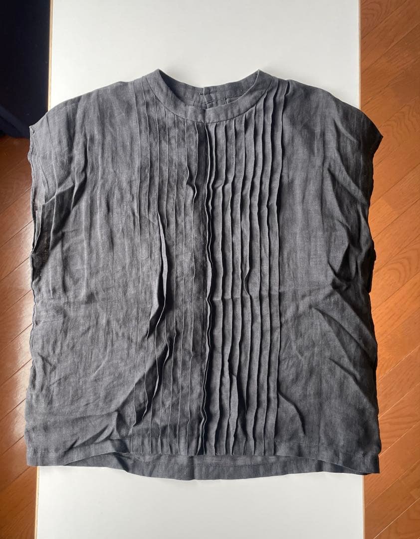 arts&science Tuck Blouse サイズ1 麻100%