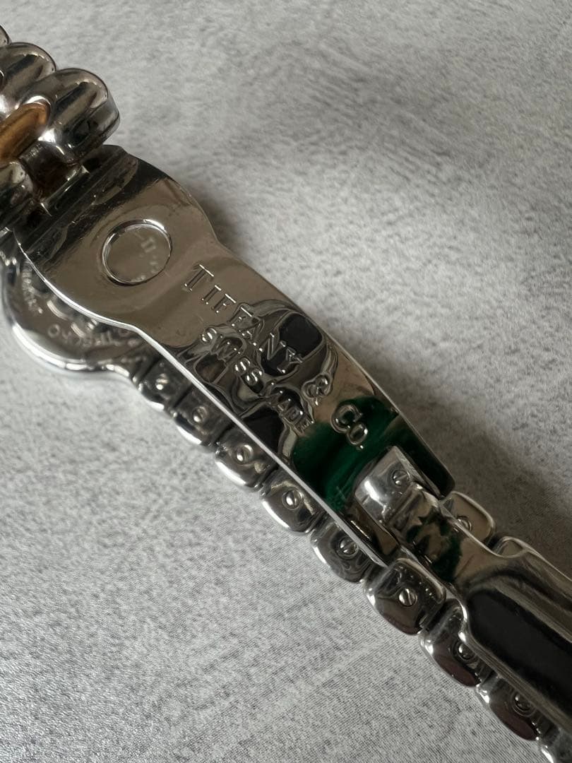 訳あり Tiffany & Co. シルバーゴールド腕時計