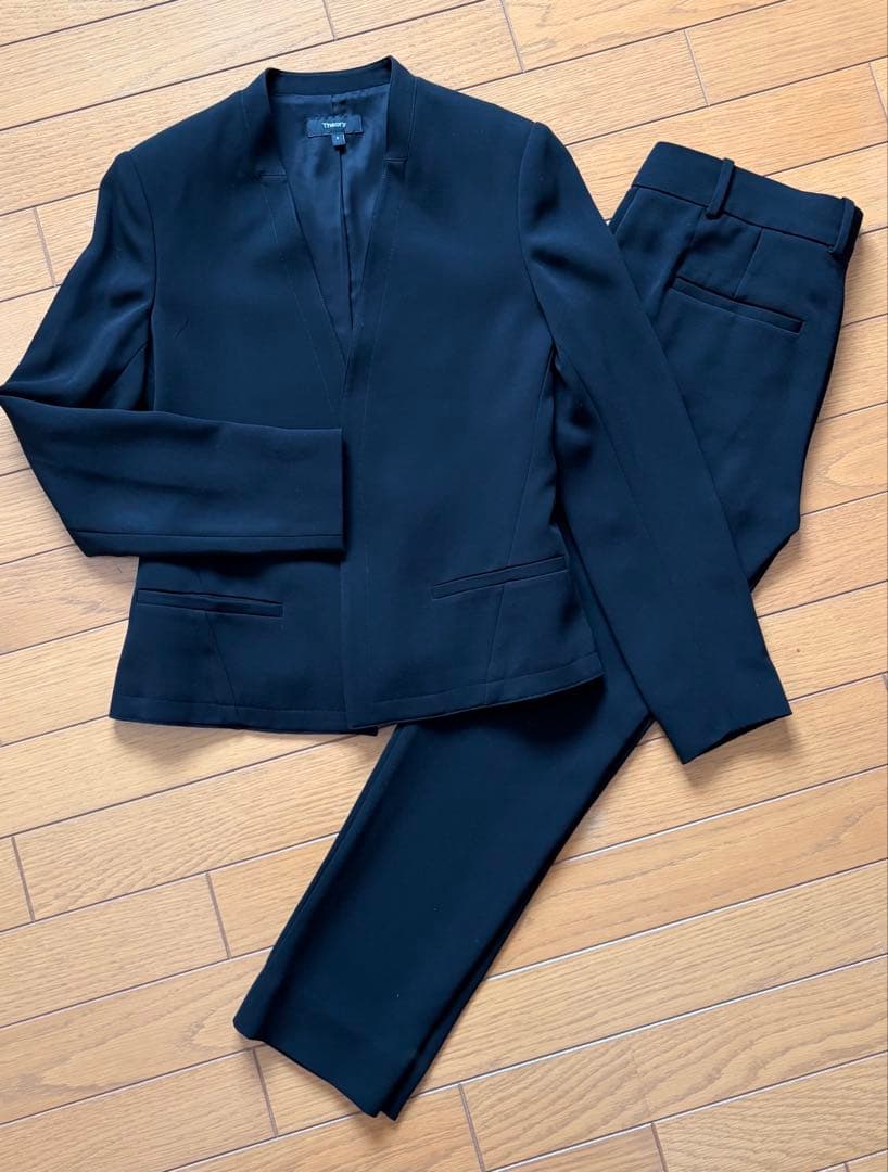 Theory ノーカラージャケットセットアップ