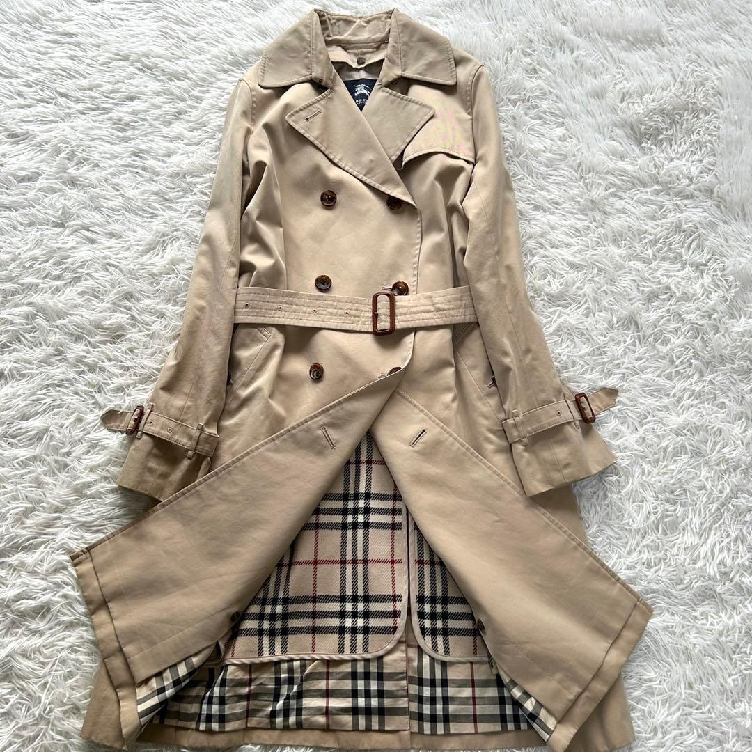 【美品　希少L】バーバリーロンドン　トレンチコート　ライナー　ベルト付　ベージュ