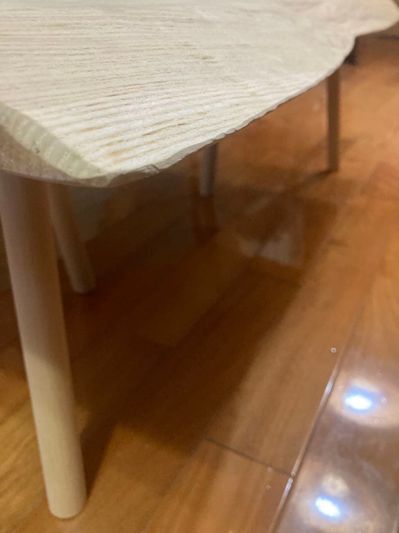 送料込Japanese modern TAMOタモの優雅なこだわりテーブル一枚板