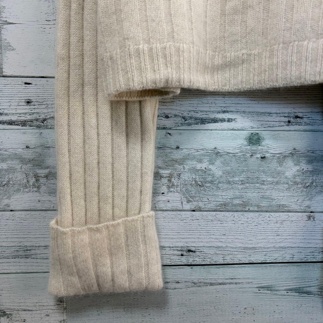 ☆ほぼ未使用☆24年モデル　ノーブル　YAK/ヤク ワイドリブニットプルオーバー