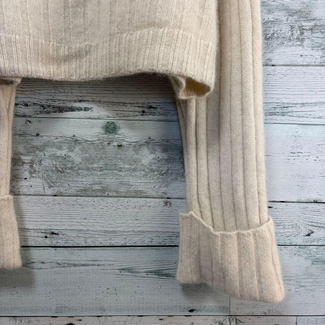 ☆ほぼ未使用☆24年モデル　ノーブル　YAK/ヤク ワイドリブニットプルオーバー