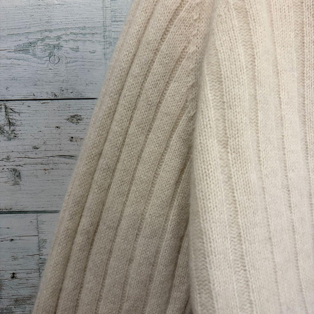 ☆ほぼ未使用☆24年モデル　ノーブル　YAK/ヤク ワイドリブニットプルオーバー