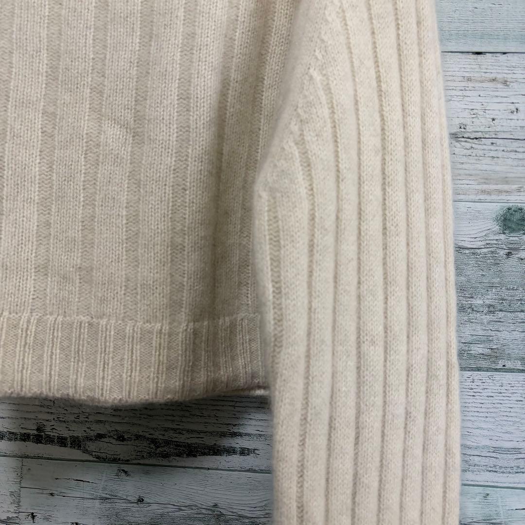 ☆ほぼ未使用☆24年モデル　ノーブル　YAK/ヤク ワイドリブニットプルオーバー