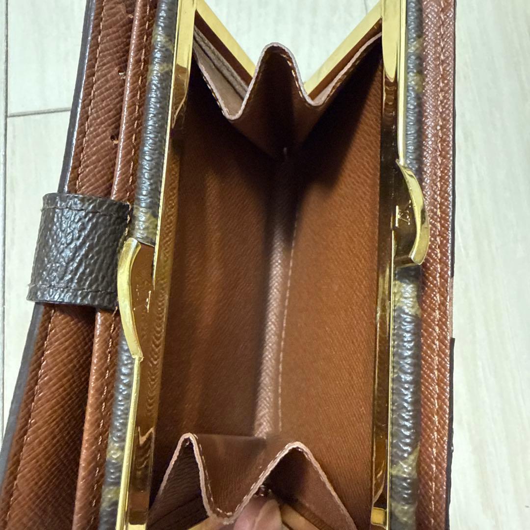 【P】Louis Vuitton 二つ折り財布 ブラウン