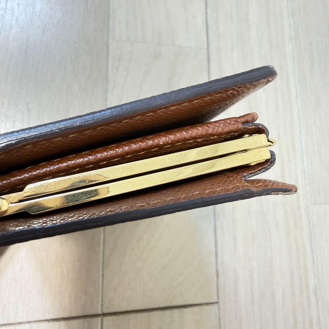 【P】Louis Vuitton 二つ折り財布 ブラウン