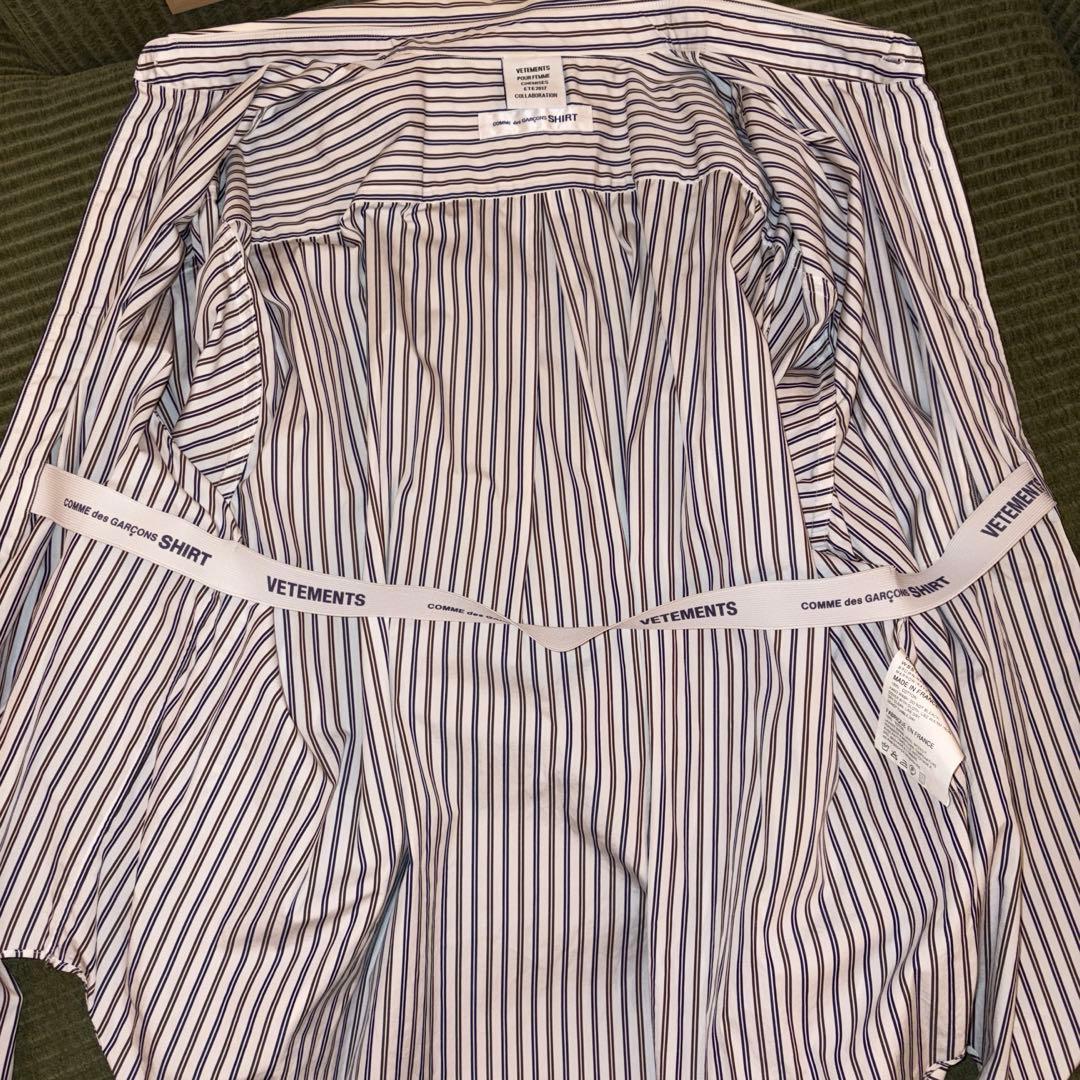 COMMEdesGARCONS VETEMENTS シャツ ストライプ