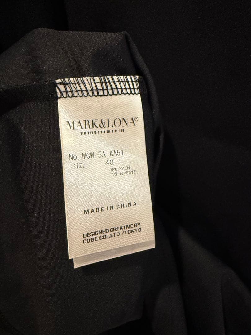 新品 ✨2025最新 MARK&LONA モックネック シャツ マーク&ロナ