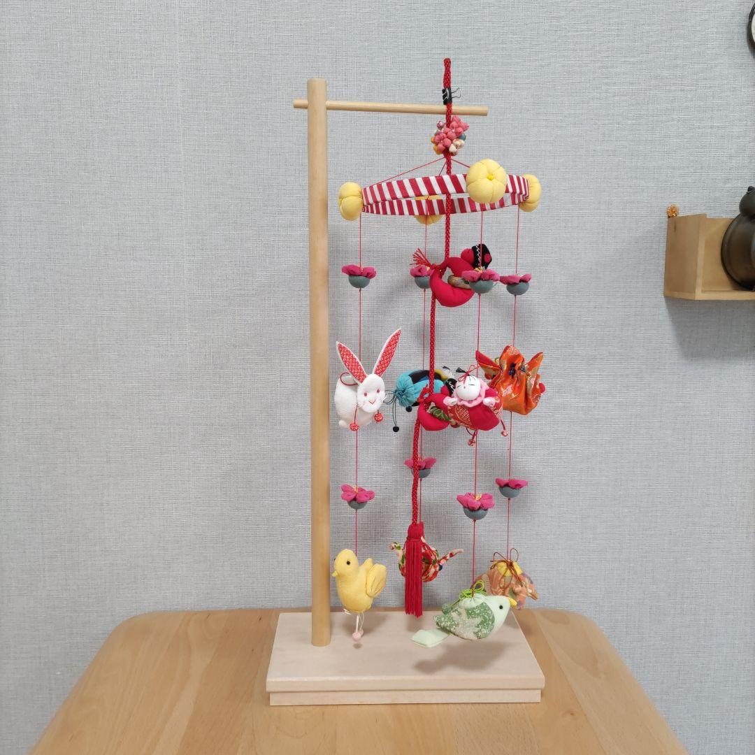 吊るし飾り❆*⁠♡✧　雛祭り♪⁠ヽ⁠(⁠・⁠ˇ⁠∀⁠ˇ⁠・⁠ゞ⁠)木目込み