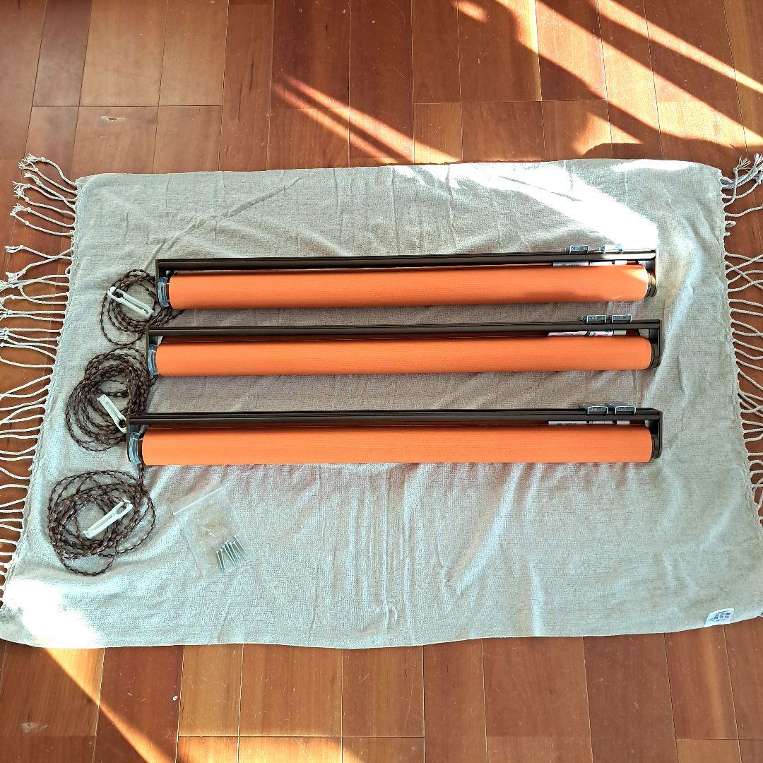 sangetsu 　サンゲツロールスクリーン オレンジ 3本セット