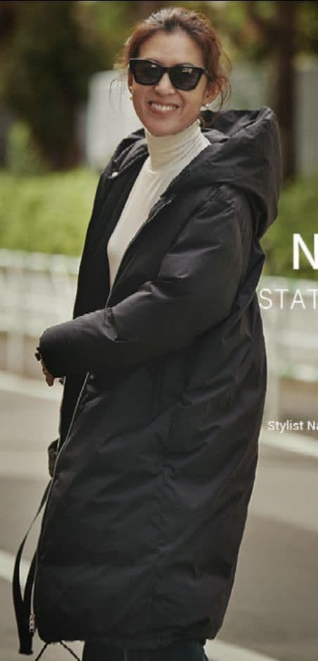 大草直子着STATE OF MINDステートオブマインド*2WAYダウンコート