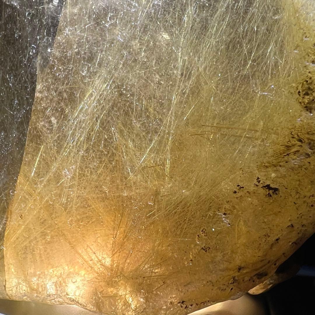 ✳️☆限定品☆極大ルチル原石✨キラキラ ゴールドルチルインクォーツ 原石 天然石