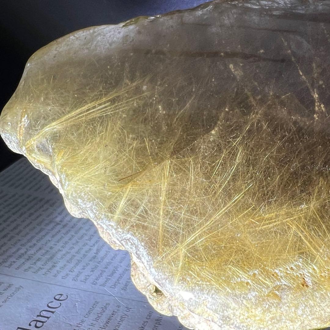 ✳️☆限定品☆極大ルチル原石✨キラキラ ゴールドルチルインクォーツ 原石 天然石