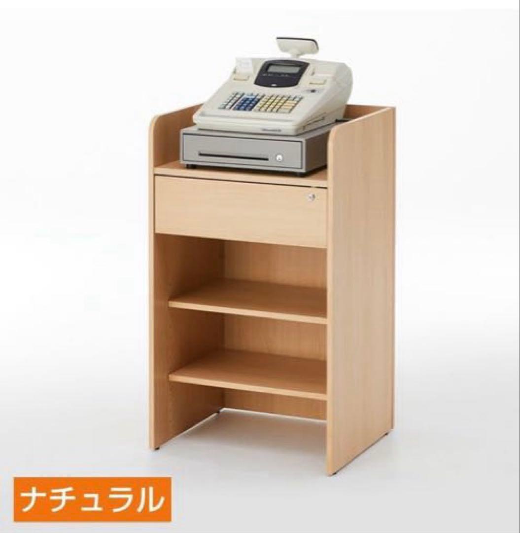 【送料込】レジカウンター CELVO-REGCO-WH／組み立て済み